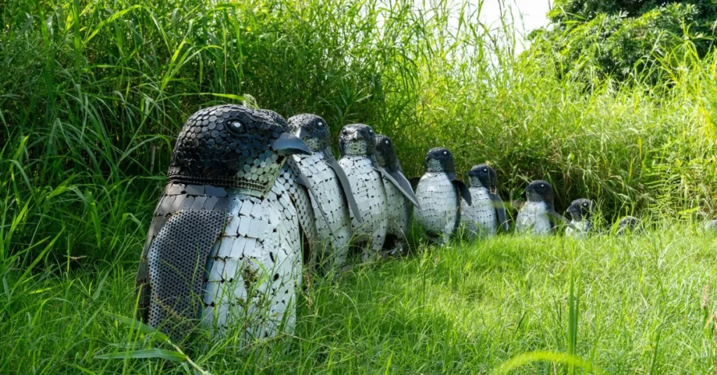 Jungle Trail Noida park made from 4000 tons of scrap.