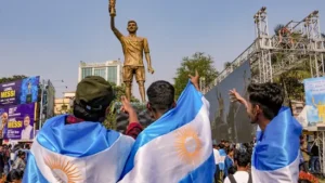 Lionel Messi Statue in India 