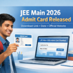JEE mains admit card 2026